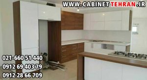نمونه کار کابینت هایگلاس غرب تهران